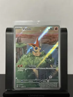 Pokemon Victini 208 Black Star Promos Illustration Rare Holo NM - Image 1
