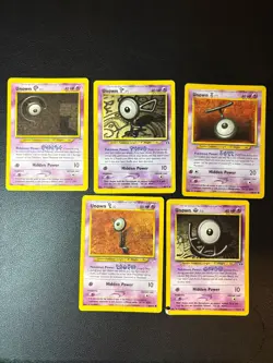 Pokemon UNOWN Lot (11 Cards) Neo & EX Era + 1 HOLO PT – Alphabet Collection - Image 4