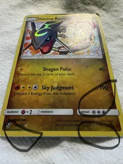 Pokemon Shining Rayquaza 56/73 Shiny Holo Rare 120 HP Shining Legends Card - Image 4