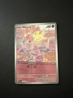 Milcery 152/142 Pokemon tcg Stellar Crown Holo full art - Image 1