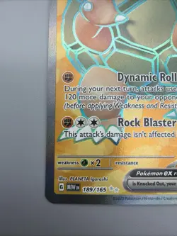 Pokemon TCG Card Golem EX 189/165 Scarlet & Violet 151 Full Art Ultra Rare - NM - Image 4