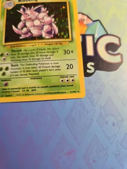 NM+ Nidoking Holo 11/102 Base Set Pokemon Card - Image 2