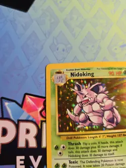NM+ Nidoking Holo 11/102 Base Set Pokemon Card - Image 4