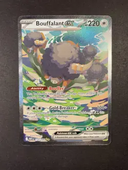 2025 Pokemon White Flare Bouffalant ex Special Illustration Rare #170/086 SIR - Image 1