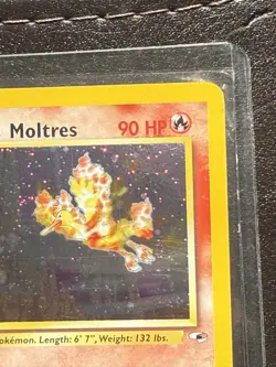 Blaine’s Moltres Gym Heroes 1/132 Holo Rare Pokemon LP - Image 3