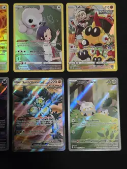 Pokemon TCG Full Art Mixed Card Lot of 10 Near Mint/NM Condition - Image 4