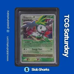 2007 POKEMON DIAMOND & PEARL BLACK STAR PROMO #DP39 SHAYMIN LV.X HOLO - Image 1