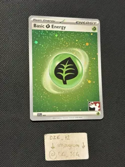 Pokemon Play Prize Pack Series 4 - Grass Energy - SVE 001 - COSMOS HOLO - M/NM - Image 1