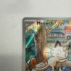Meowth 106/094 Holo Illustration Rare Phantasmal Flames Pokemon Card - Image 5