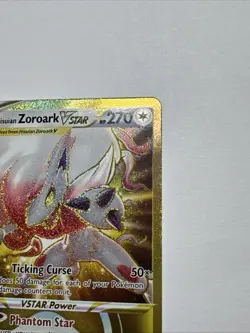 Hisuian Zoroark VSTAR 213/196 SWSH11: Lost Origin Secret Rare Pokemon Card - Image 3