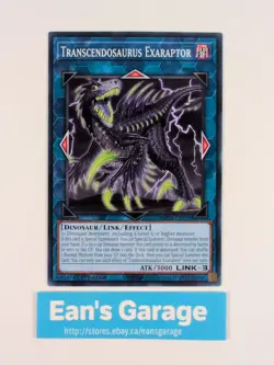 YuGiOh Transcendosaurus Exaraptor MP24-EN391 Rarity Collection II MN - Image 1