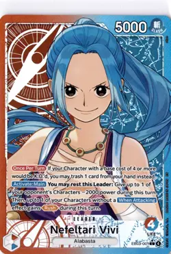 Nefeltari Vivi (Alt Art) EB03-001 Extra Booster: One Piece Heroines Edition Foil - Image 1