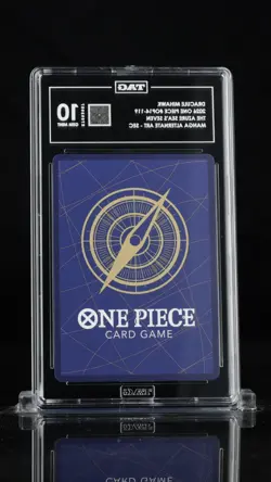 One Piece OP14-119 The Azure Sea’s Seven - Dracule Mihawk MANGA Alt Art - TAG 10 - Image 5