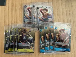 One Piece Tin Pack Vol. 2 Promo Cards: Luffy, Sabo, & Ace - Image 1