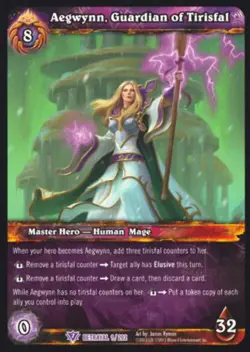 World of Warcraft TCG Aegwynn, Guardian of Tirisfal - Betrayal of the Guardian 1 - Image 1