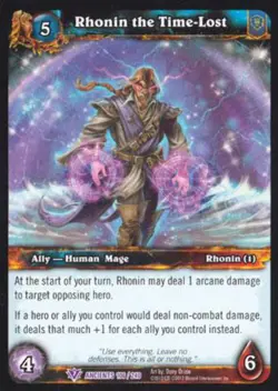 World of Warcraft TCG Rhonin the Time-Lost - War of the Ancients 106/240 - Image 1