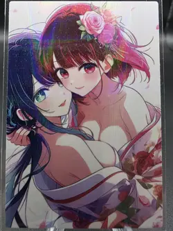 Kana And Akane Kurokawa Anime Waifu Card Doujin ACG Goddess Holo - Image 1