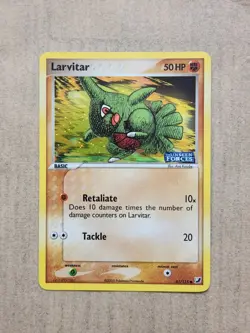 Pokemon Card - Larvitar Unseen Forces 61/115 Common Reverse Holo Stamped - Image 1