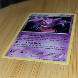Pokemon Gengar 60/162 Breakthrough Holo Rare 130 HP Stage 2 Pokemon TCG Card - Image 3