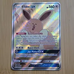 Pokemon Eevee GX SM233 Black Star Promo Full Art Holo 160 HP Basic TCG Card - Image 1
