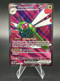 Pokemon TCG Yanmega EX Holo Card Destined Rivals Ultra Rare 206/182 NM - Image 1