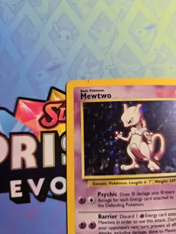 MP Mewtwo Holo 10/102 Base Set Pokemon Card - Image 4