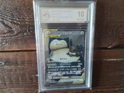 Pokemon vmax gold secret graded art 106/095 snorlax sr sar chr x gx ex Card b10 - Image 1