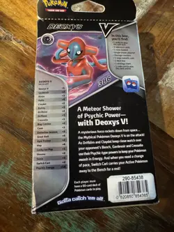 Pokemon Trading Card Game Battle Deck Deoxys V Set, Factory Sealed - Image 4