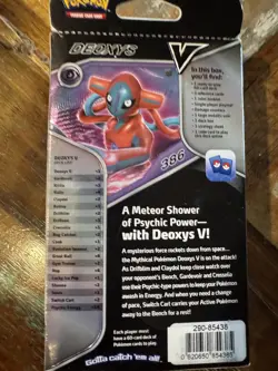 Pokemon Trading Card Game Battle Deck Deoxys V Set, Factory Sealed - Image 5