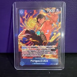 One Piece Card Game OP13-119 Portgas.D.Ace Store Treasure Cup Winner - Image 1