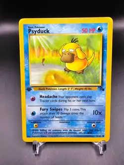 NM/EX - Psyduck - 53/62 - 1st Edition - Fossil - Pokemon Card - Image 1