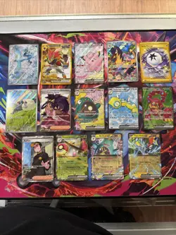Lot Of 14 Pokemon Cards From Journey Together Full Arts And More All Near Mint - Image 1