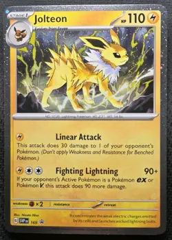 Pokemon - Jolteon Cosmos Holo - SVP169 - Black Star Promo Card NM Pack Fresh! - Image 1