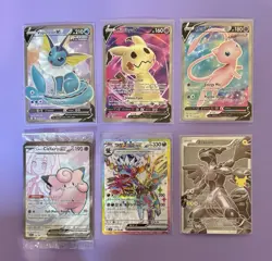 TCG Pokemon English & JP: FA Card Lot 6 Cards Scarlet & Violet SWSH, Celebration - Image 1