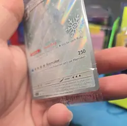 Pokemon TCG Crabominable Card 149/142 Holiday Calendar Stamped. sealed. damaged - Image 3