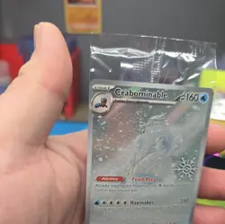 Pokemon TCG Crabominable Card 149/142 Holiday Calendar Stamped. sealed. damaged - Image 5