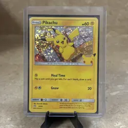 Pokemon TCG Pikachu McDonald's 25th Anniversary 25/25 Promo Holo Card 2021 VHTF - Image 1
