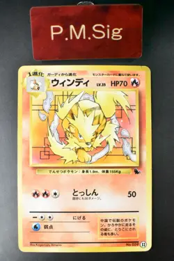 Arcanine No. 059 32 Intro Pack Squirtle Deck 1996 Japanese Pokemon Card - Image 1
