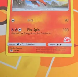 Flareon SM186 Promo Battle Academy Charizard Stamp Rare Pokemon Trading Card - Image 2