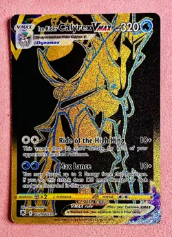Ice Rider Calyrex VMAX TG29/TG30 | Astral Radiance Pokemon Card | LP/DMG CREASE - Image 1