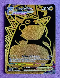 Pikachu VMAX | TG29/TG30 | SWSH Lost Origin Pokemon TCG Card | MP/DMG CREASE - Image 1
