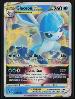 Glaceon VSTAR Promo SWSH: Sword & Shield Promo Cards SWSH197 NM 411 - Image 1