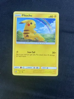 Pokemon Pikachu Card 28/73 Shining Legends 2017 - Image 1