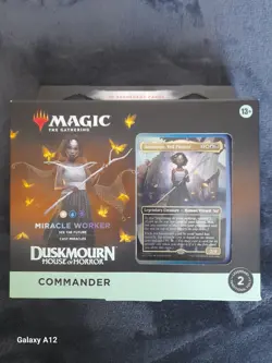 Magic The Gathering Commander Deck Miracle Worker Duskmourn/ Mornebrume - Image 1