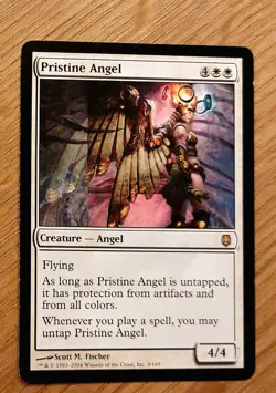 MTG Magic: Urtumlicher Engel, Pristine Angel, English - Image 1