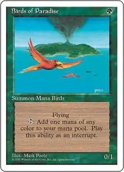 Magic MTG - Oiseaux de paradis - 4eme Edition - EXC - FR - Image 1