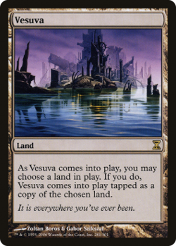 Magic MTG - Vesuva - Spirale temporelle - MINT/NMINT - FR - Image 1