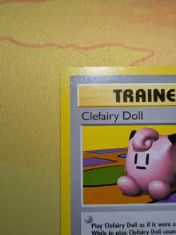 Clefairy Doll 1999 Pokemon TCG Base Set 70/102 1st First Edition Card MP - Image 2