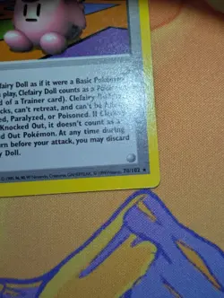 Clefairy Doll 1999 Pokemon TCG Base Set 70/102 1st First Edition Card MP - Image 4