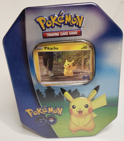Pokemon Go Gift Tin Pikachu Factory SEALED - Pikachu Head swirl - Image 1